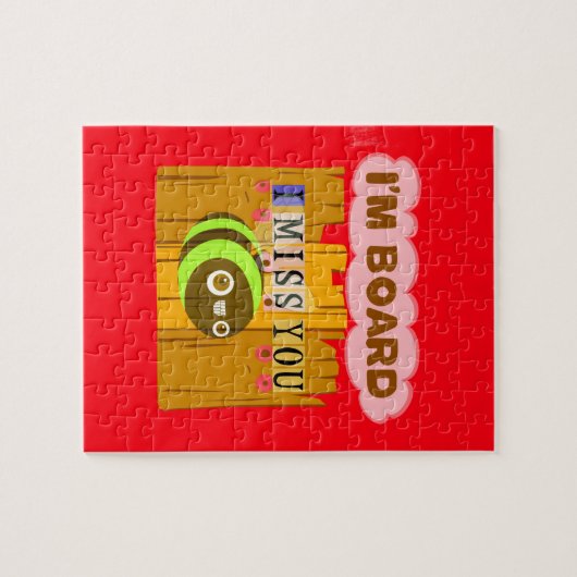 Funny, ik mis je... ik ben vereerd. legpuzzel (Horizontaal)