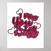 Funny, ik mis je veel liefje poster (Voorkant)