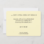 Funny, ik vond mijn man kaart (Achterkant)