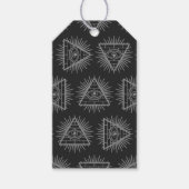 Funny Illuminati complottheorie piramide Cadeaulabel (Voorkant)
