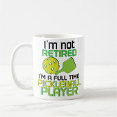 Funny Im a Pickleball Player Retirement Coffee Mok (Links)