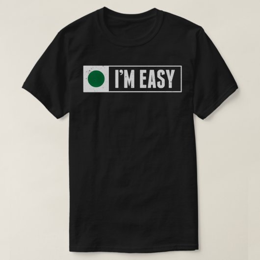 Funny Im Easy Snowboard Ski Mountain Sign Retro Vi T-shirt (Design voorkant)