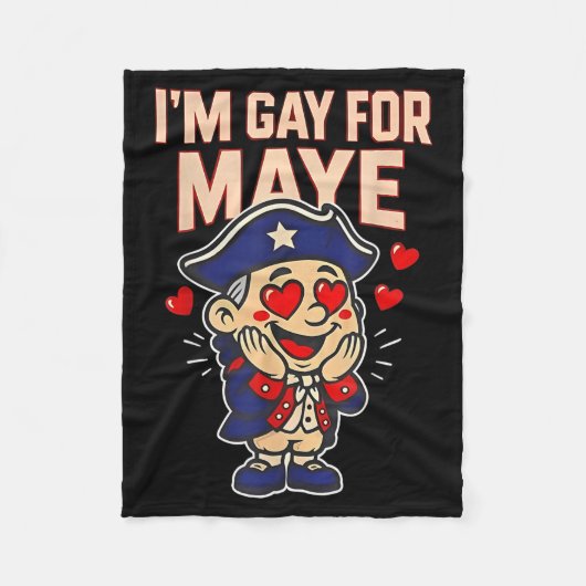 Funny I'm Gay For Maye  Fleece Deken (Voorkant)