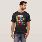 Funny I'm In 2Nd Second Grade On Twosday February T-shirt (Voorkant volledig)