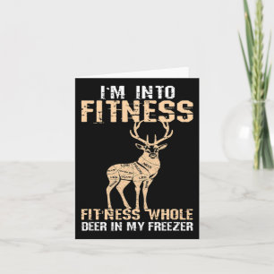 Funny Im in Fitness Deer in Mijn vriesvlees Kaart