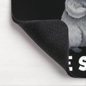 Funny I'm Just Here For The Snacks Raccoon Christm Muismat (Hoek)