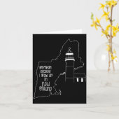 Funny I'm Mean Because I Grew Up In New England  Kaart (Gele Bloem)