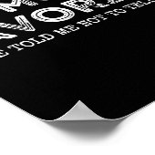 Funny I'm Mom's Favorite Son Daughter In Law Favor Poster (Hoek)