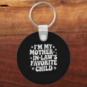 Funny I'm My Mother In Law's Favorite Child Christ Sleutelhanger (Voorkant)