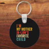 Funny I'm My Mother In Law's Favorite Child  Sleutelhanger (Voorkant)