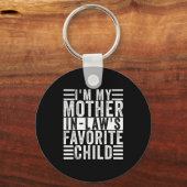 Funny I'm My Mother In Law's Favorite Child  Sleutelhanger (Voorkant)