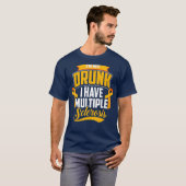 Funny IM niet Drink Ik heb multiple sclerose MS T-shirt (Voorkant volledig)