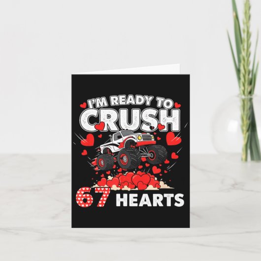 Funny I'm Ready To Crush 67 Hearts  Kaart (Voorkant)