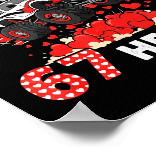 Funny I'm Ready To Crush 67 Hearts  Poster (Hoek)