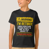 Funny I'm Retired Approach With Caution Men Dad Gr T-shirt (Voorkant)
