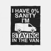Funny I'm Staying In Tha Van Phasmophobia Drivers  Fleece Deken (Voorkant)