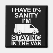 Funny I'm Staying In Tha Van Phasmophobia Drivers  Magneet (Voorkant)