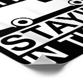 Funny I'm Staying In Tha Van Phasmophobia Drivers  Poster (Hoek)