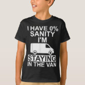 Funny I'm Staying In Tha Van Phasmophobia Drivers  T-shirt (Voorkant)