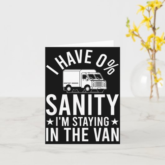 Funny I'm Staying In Tha Van Phasmophobia Gamer Ma Kaart (Gele Bloem)