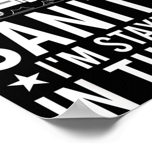 Funny I'm Staying In Tha Van Phasmophobia Gamer Ma Poster (Hoek)