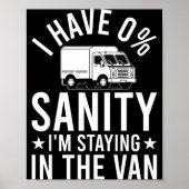 Funny I'm Staying In Tha Van Phasmophobia Gamer Ma Poster (Voorkant)