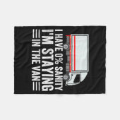 Funny I'm Staying In Tha Van Phasmophobia Gamer Me Fleece Deken (Voorkant (Horizontaal))