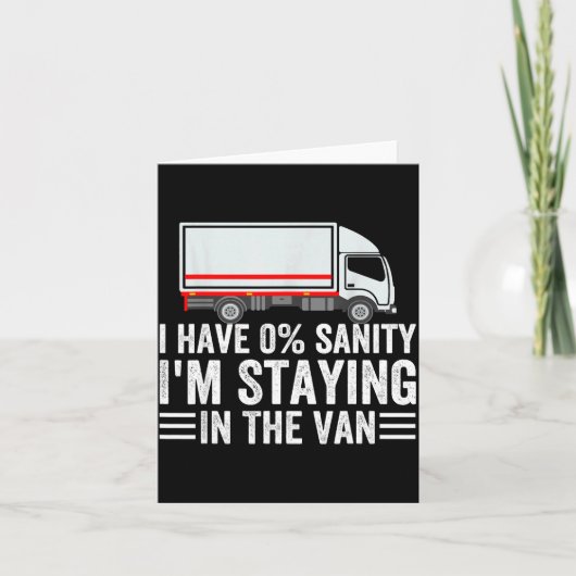 Funny I'm Staying In Tha Van Phasmophobia Gamer Me Kaart (Voorkant)