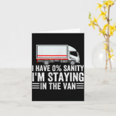 Funny I'm Staying In Tha Van Phasmophobia Gamer Me Kaart (Gele Bloem)