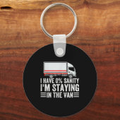 Funny I'm Staying In Tha Van Phasmophobia Gamer Me Sleutelhanger (Voorkant)