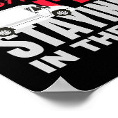 Funny I'm Staying In Tha Van Phasmophobia  Poster (Hoek)