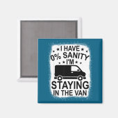 Funny I'm Staying In Tha Van Phasmophobia Women Ma Magneet (Voorkant / Achterkant)