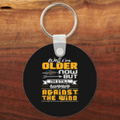 Funny I'm Still Runnin' Against The Wind Sleutelhanger (Voorkant)