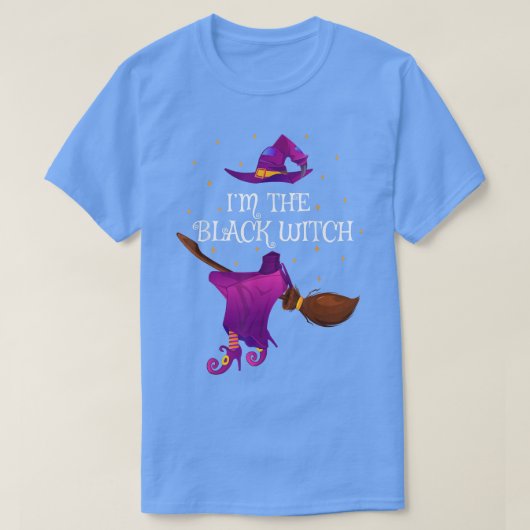 Funny Im The Black Witch Halloween 985 T-shirt (Design voorkant)