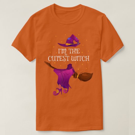 Funny Im The Cutest Witch Halloween 4550455 T-shirt (Design voorkant)