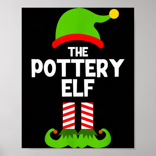 Funny I'm The Ttery Elf Christmas Xmas  Poster (Voorkant)