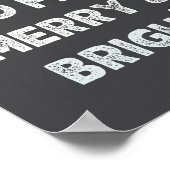 Funny I'm Trying To Feel Merry And Bright Matching Poster (Hoek)