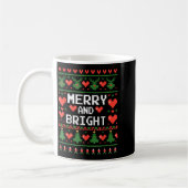 Funny I'm Trying To Feel Merry Xmas Bright Matchin Koffiemok (Links)