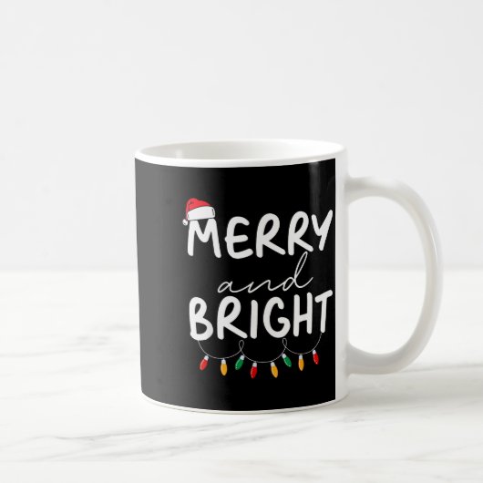 Funny I'm Trying To Feel Merry Xmas Bright Matchin Koffiemok (Rechts)