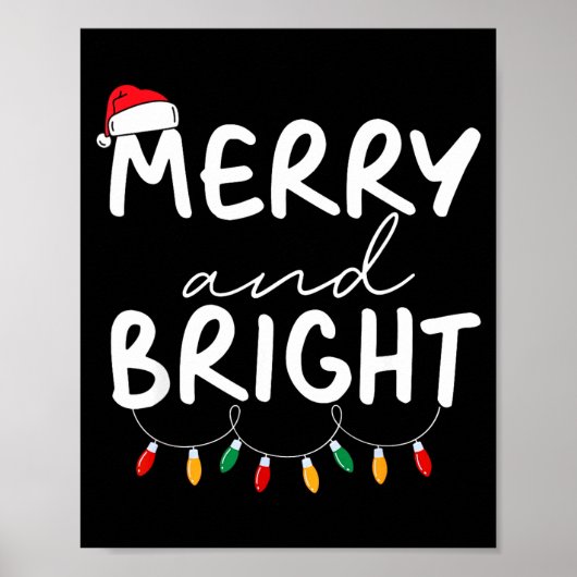 Funny I'm Trying To Feel Merry Xmas Bright Matchin Poster (Voorkant)