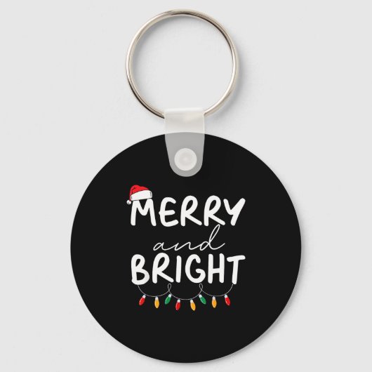 Funny I'm Trying To Feel Merry Xmas Bright Matchin Sleutelhanger (Voorkant)