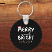 Funny I'm Trying To Feel Merry Xmas Bright Matchin Sleutelhanger (Voorkant)