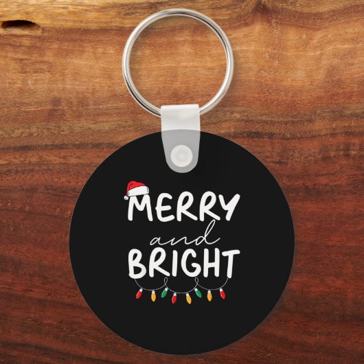 Funny I'm Trying To Feel Merry Xmas Bright Matchin Sleutelhanger (Voorkant)