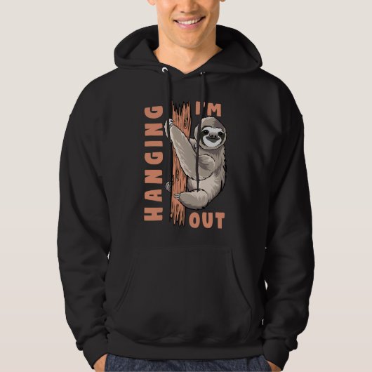 Funny I'm uit Sloth Hoodie (Voorkant)