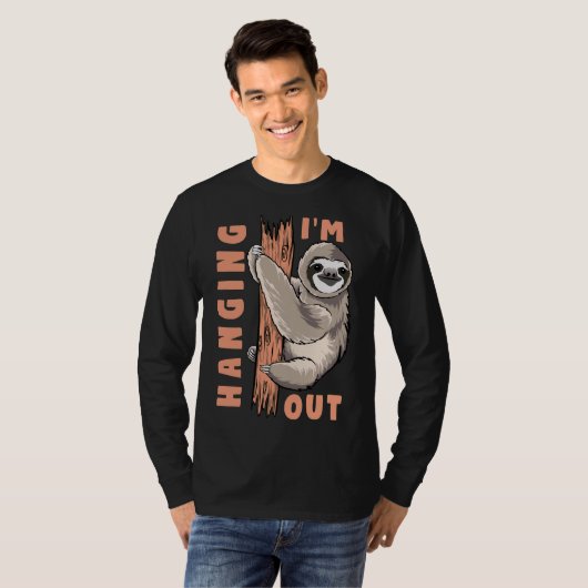 Funny I'm uit Sloth T-shirt (Voorkant volledig)