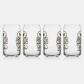 Funny "I'M WATCHING YOU" Retro Eyes Coffee Mug - O Blikvorm Glas (Rechts)