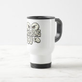 Funny "I'M WATCHING YOU" Retro Eyes Coffee Mug - O Reisbeker (Voorkant rechts)