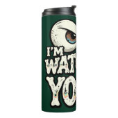 Funny "I'M WATCHING YOU" Retro Eyes Coffee Mug - O Thermosbeker (Gedraaid links)