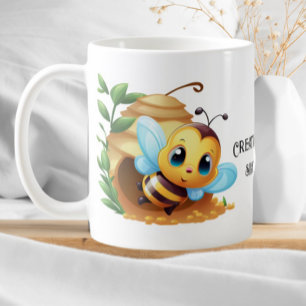 Funny imker Honeybee Creëer Buzz sinds Citaat Koffiemok