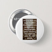 Funny Immigration Ronde Button 5,7 Cm (Voorkant /achterkant)